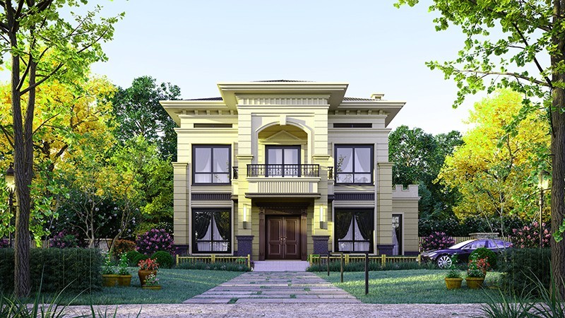 嘉峪关中式合院住宅，开放庭院与邻里乡亲更亲近